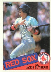 1985 Topps Baseball Cards      089      Jackie Gutierrez